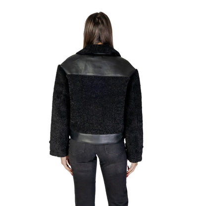 Morgan De Toi Black Polyester Coat