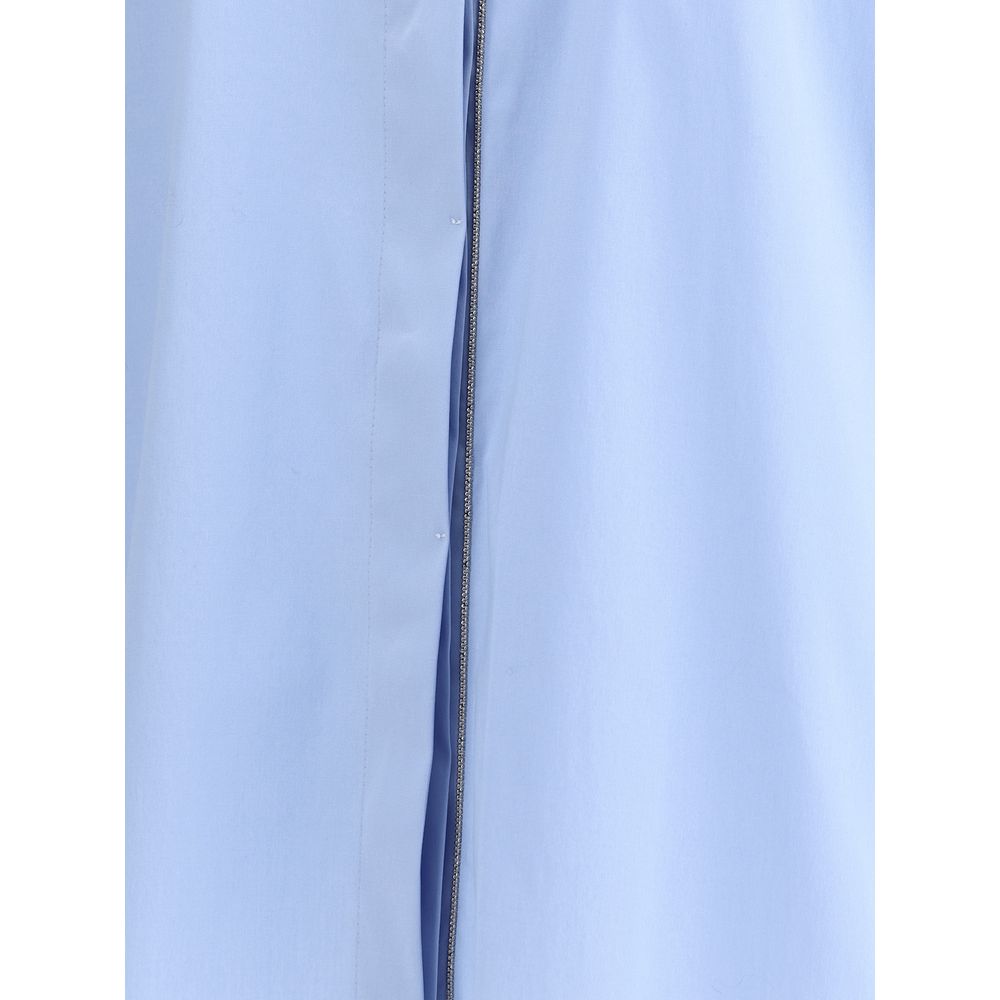 Brunello Cucinelli Glänzendes Monili-Hemd