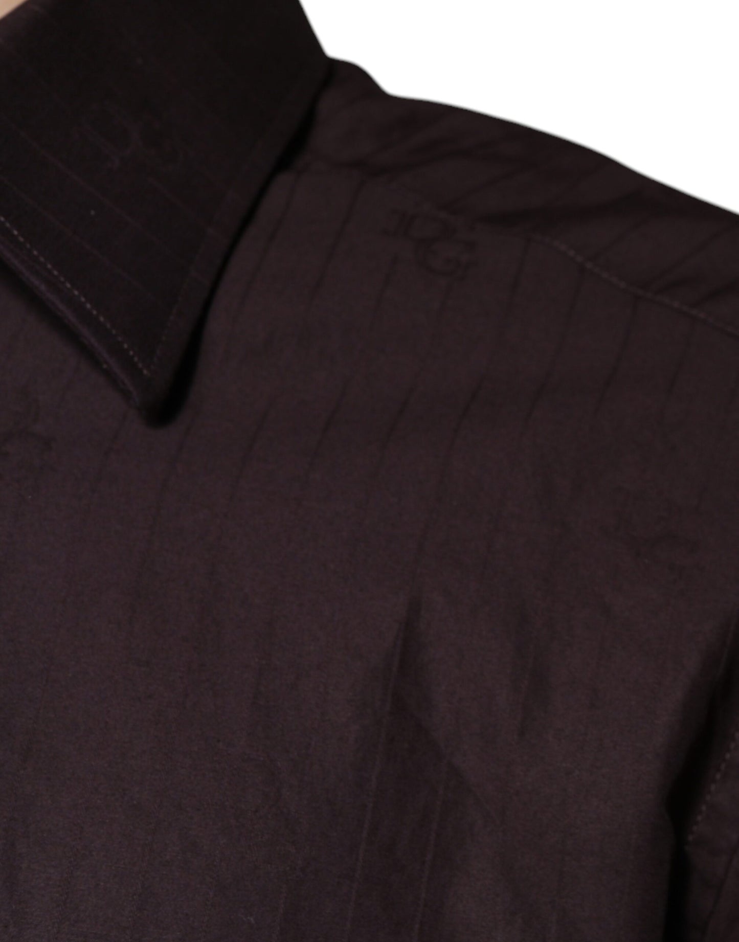 Dolce &amp; Gabbana – Slim Fit MARTINI-Hemd aus violetter Baumwolle