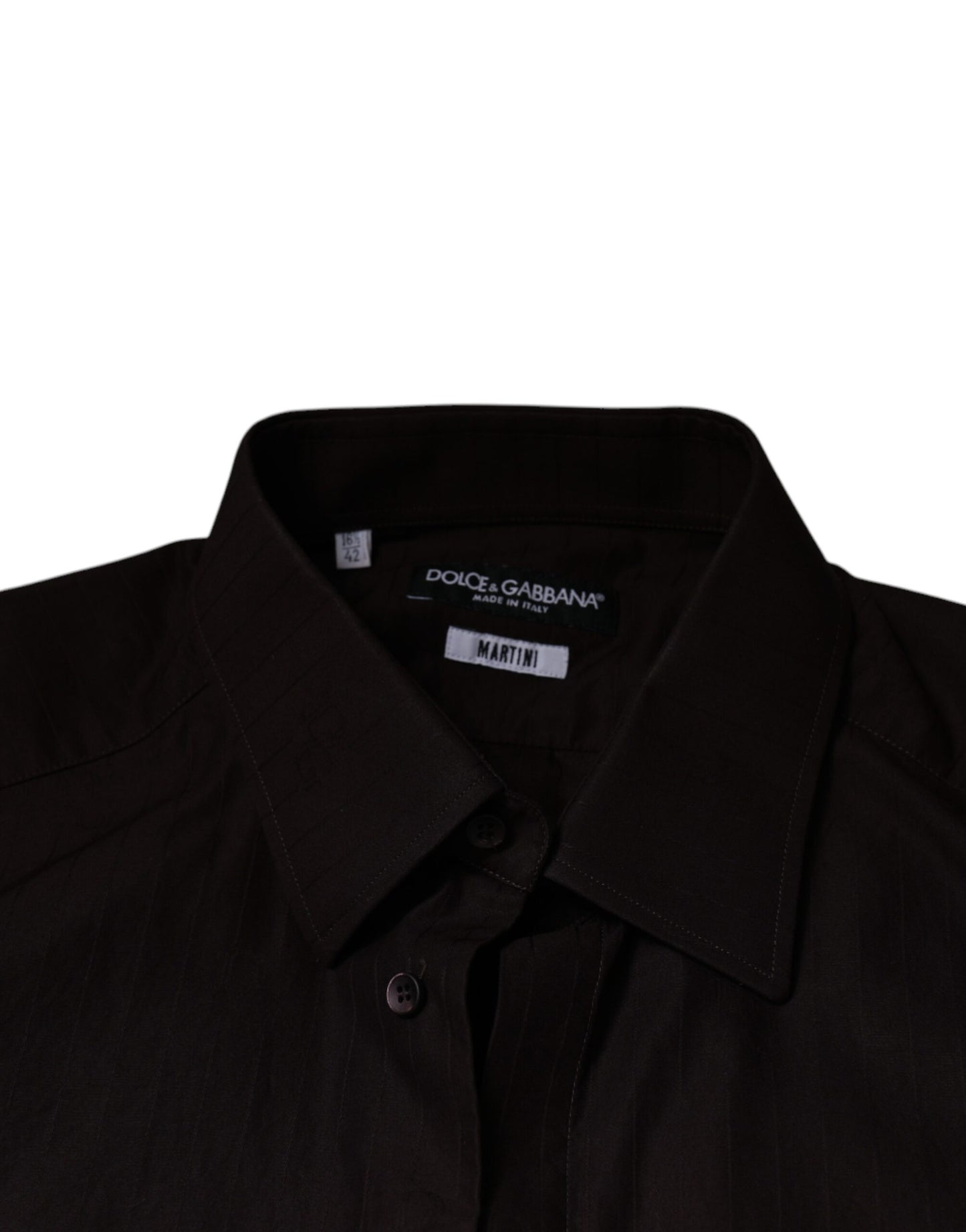 Dolce &amp; Gabbana – Slim Fit MARTINI-Hemd aus violetter Baumwolle