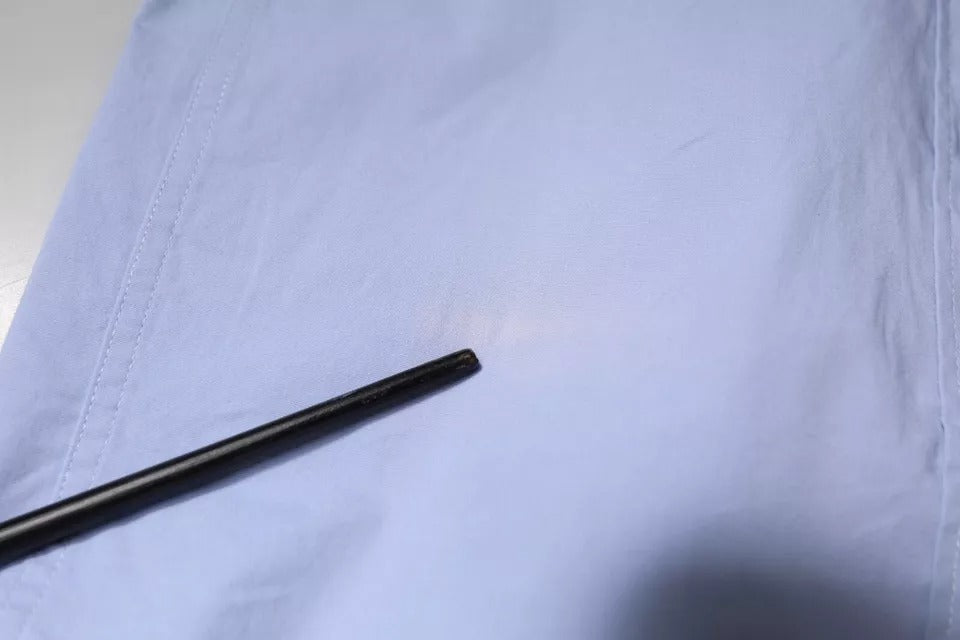 Dolce &amp; Gabbana Hellblaues Slim Fit-Hemd SICILIA aus Baumwolle