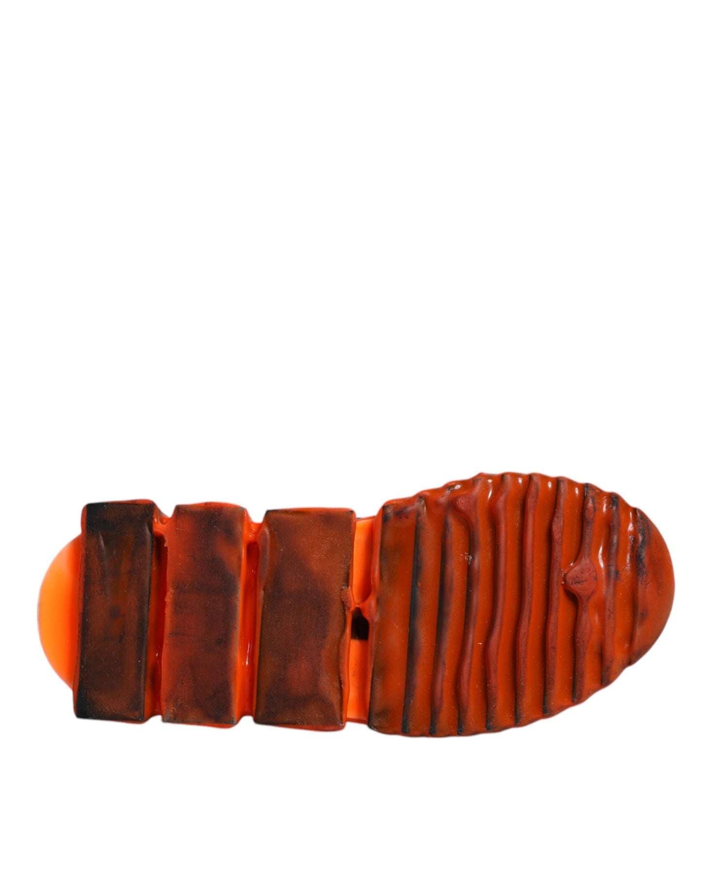 Dolce &amp; Gabbana Sorrento Slip-On Sneakers in Weiß und Orange