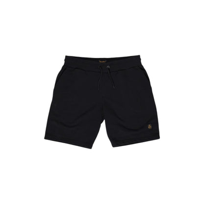 Refrigiwear Black Cotton Bermuda Shorts