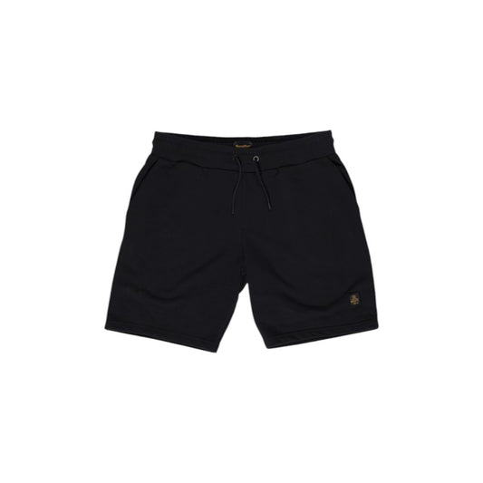 Refrigiwear Black Cotton Bermuda Shorts
