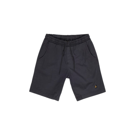 Refrigiwear Black Cotton Bermuda Shorts