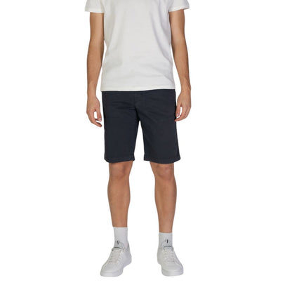 Refrigiwear Blue Cotton Bermuda Shorts