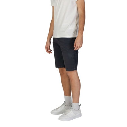 Refrigiwear Blue Cotton Bermuda Shorts