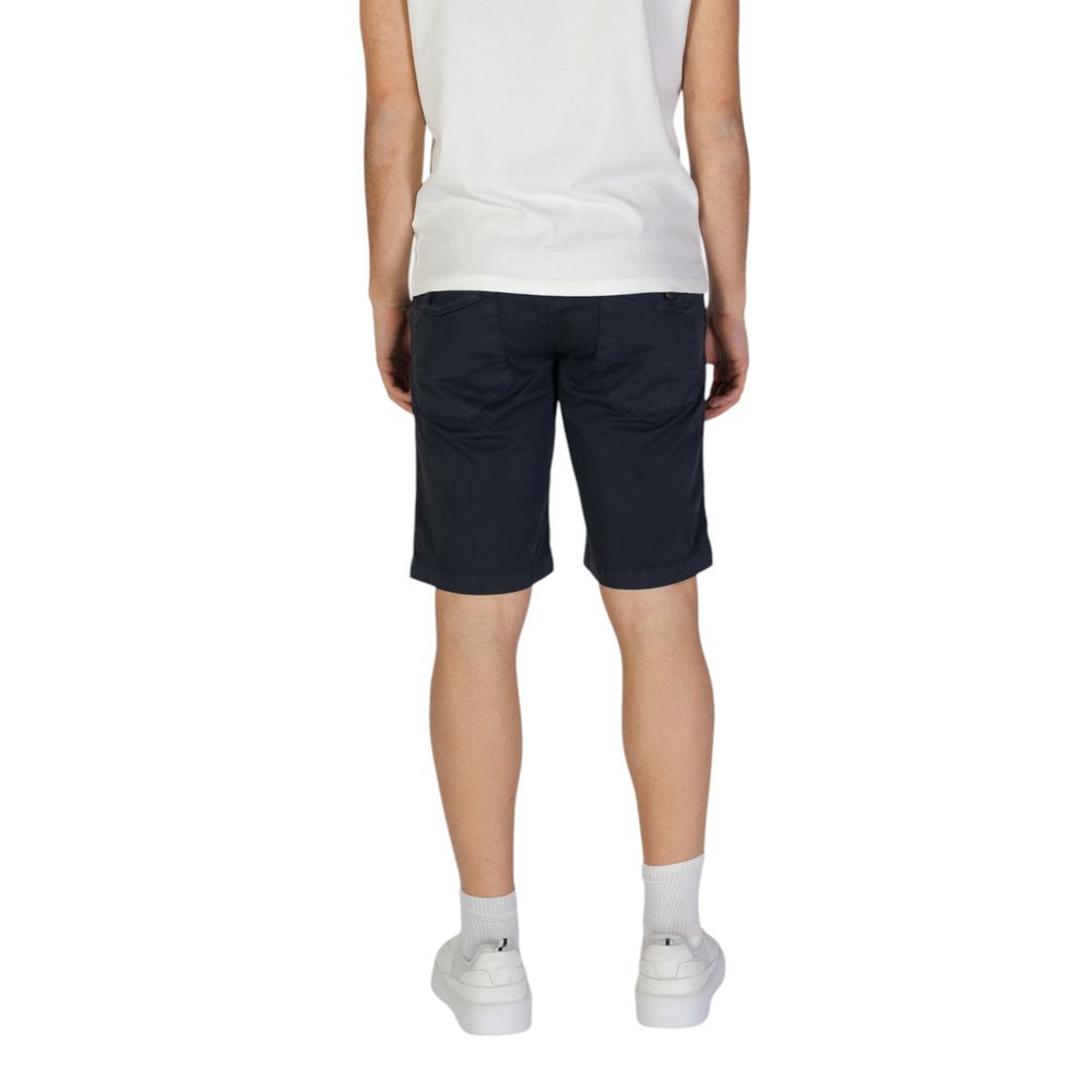 Refrigiwear Blue Cotton Bermuda Shorts