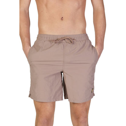 Lyle & Scott Beige Nylon Swim Shorts
