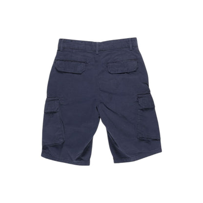Lyle & Scott Blue Cotton Bermuda Shorts