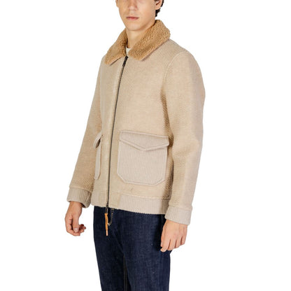 Hydra Clothing Beige Polyester Jackets & Coat