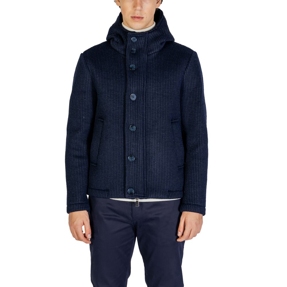 Hydra Clothing Blue Polyester Jackets & Coat