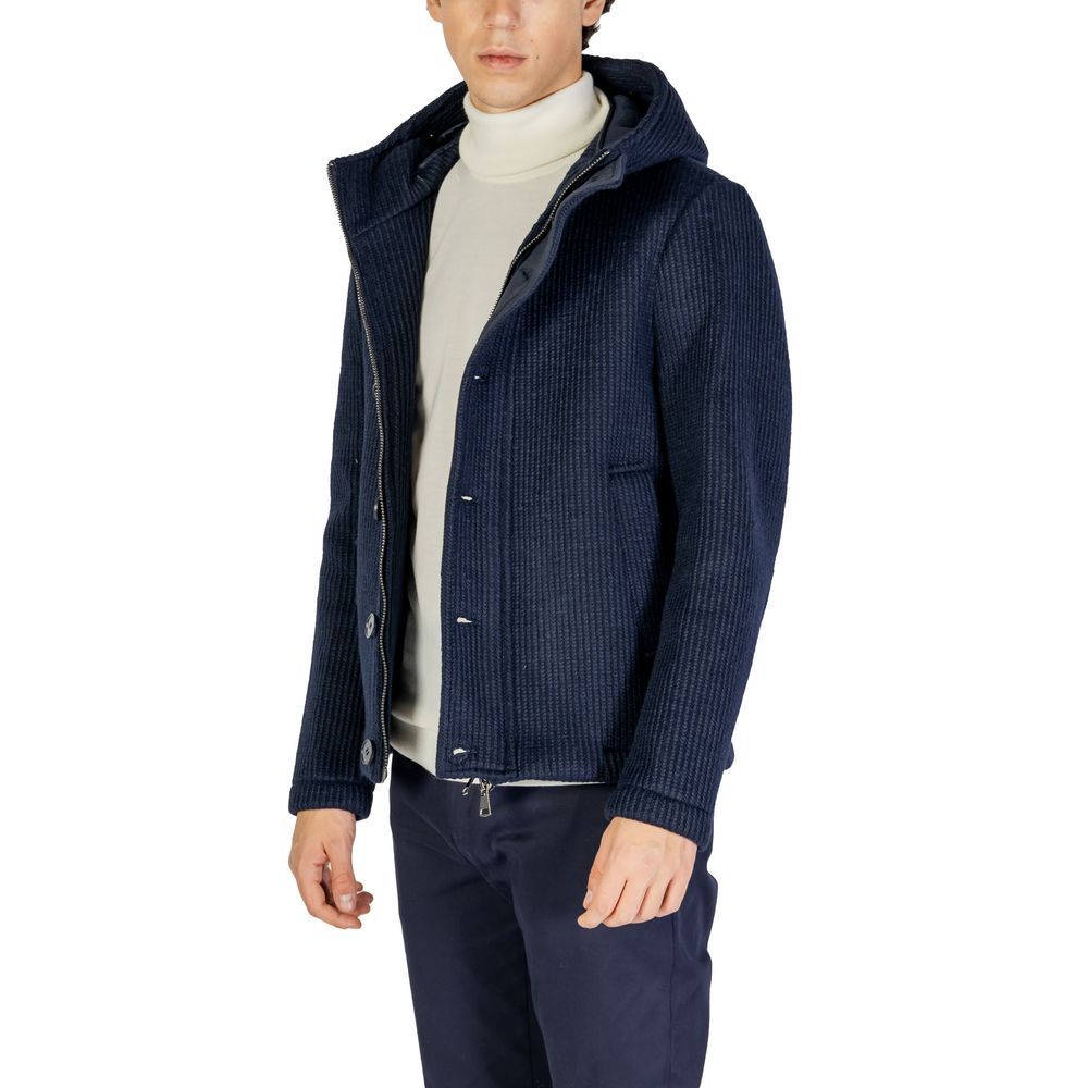 Hydra Clothing Blue Polyester Jackets & Coat