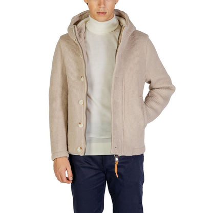 Hydra Clothing Beige Polyester Jackets & Coat