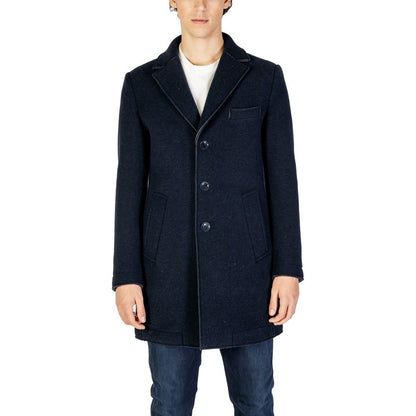 Hydra Clothing Blue Wool Coat
