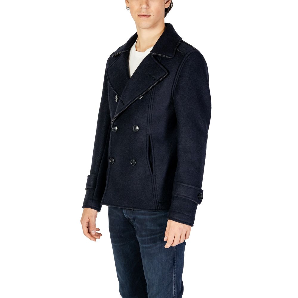 Hydra Clothing Blue Viscose Jackets & Coat