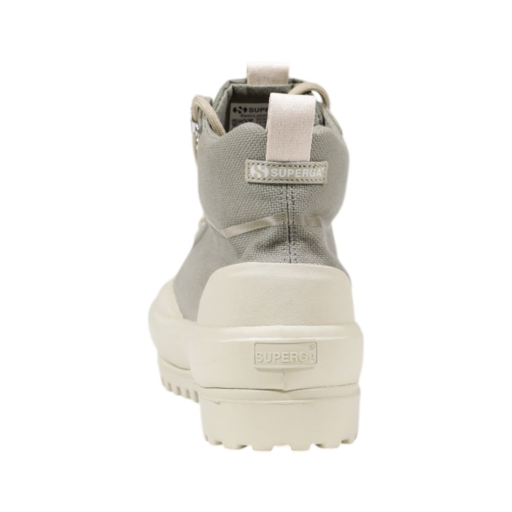 Superga – Grüne Stoff-Sneaker