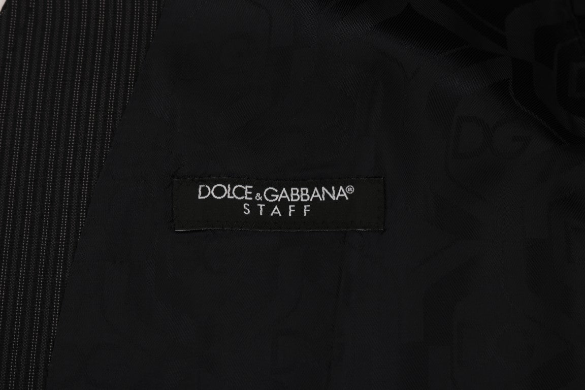Dolce &amp; Gabbana Graue Stretch-Wollweste