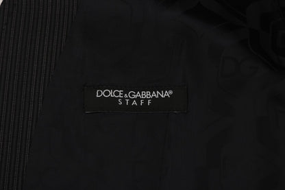 Dolce &amp; Gabbana Graue Stretch-Wollweste