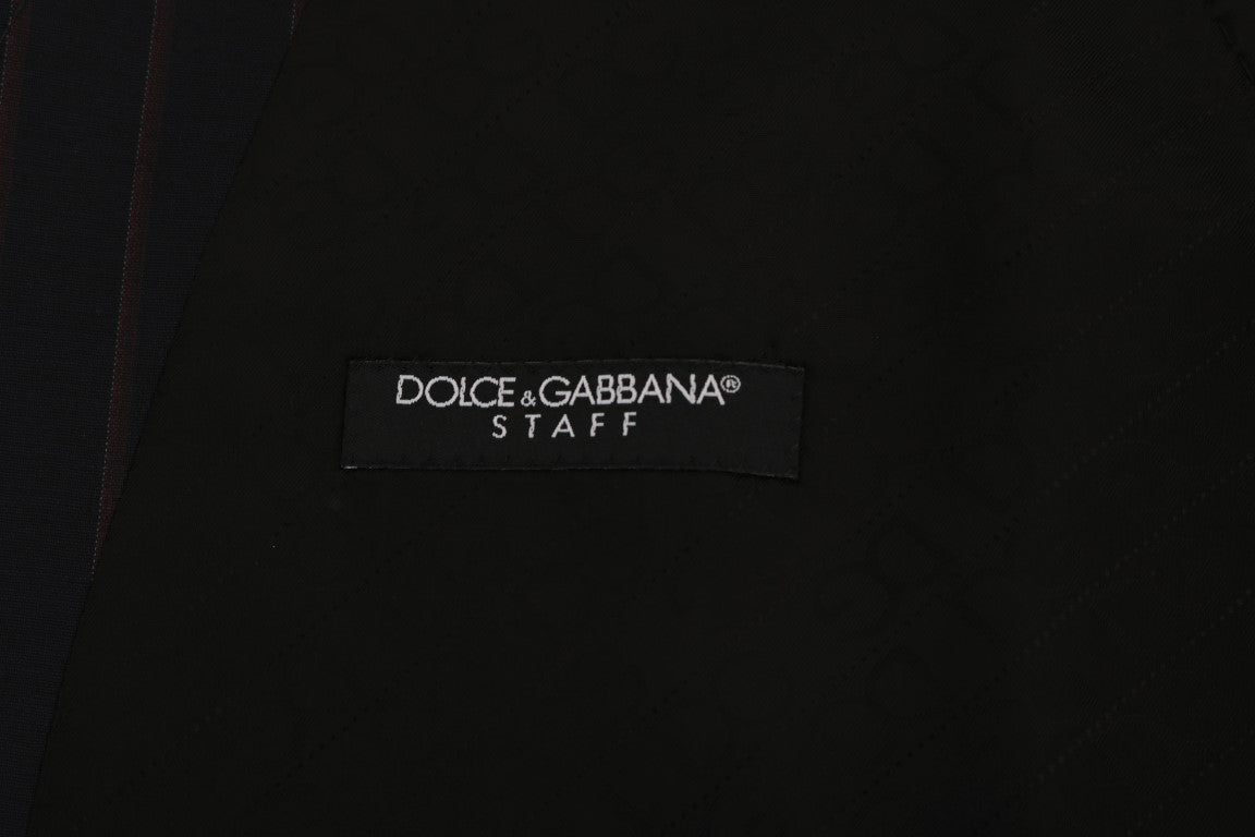 Dolce &amp; Gabbana, blaue Stretch-Wollweste