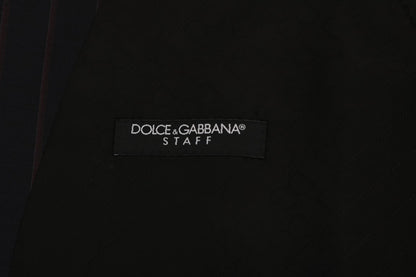 Dolce &amp; Gabbana, blaue Stretch-Wollweste