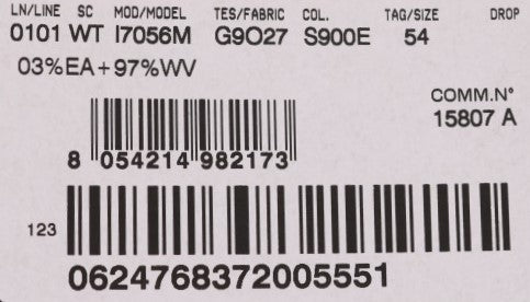 Dolce &amp; Gabbana Blaue STAFF-Weste aus Wollstretch