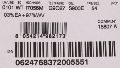 Dolce &amp; Gabbana Blaue STAFF-Weste aus Wollstretch