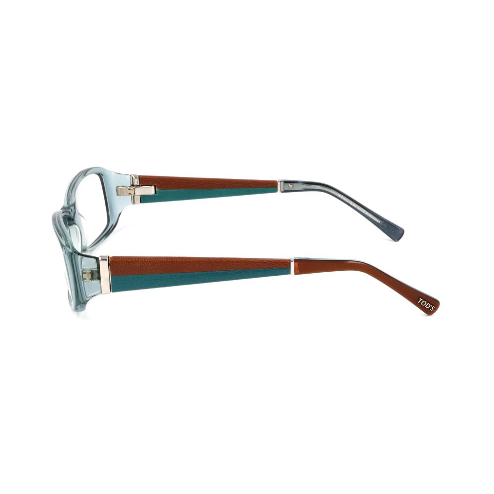 Türkisfarbene Acetatrahmen von Tod's