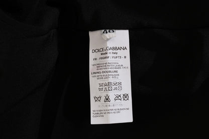 Dolce &amp; Gabbana Braune Waschbärpelzjacke
