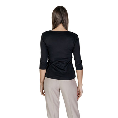 Street One Schwarzes Baumwoll-T-Shirt