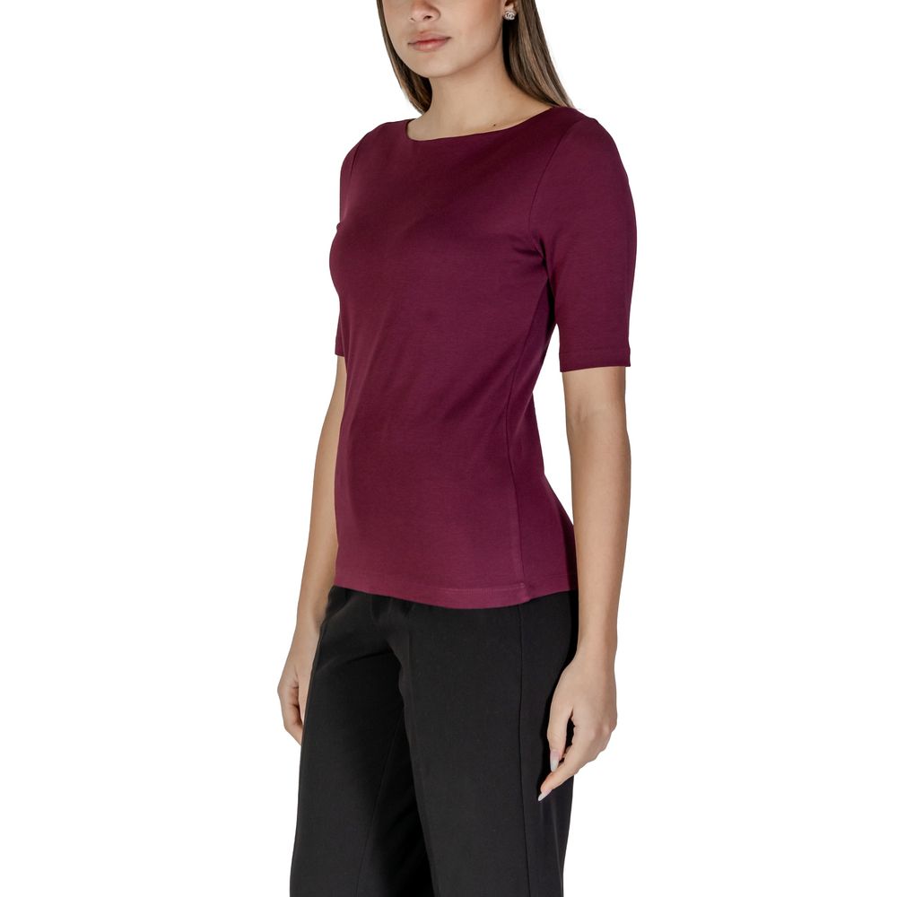 Street One Lila Baumwoll-T-Shirt