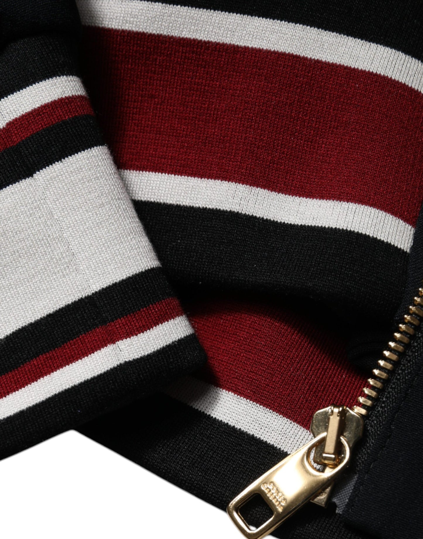 Dolce &amp; Gabbana – Schwarzes DG King-Sweatshirt mit durchgehendem Reißverschluss