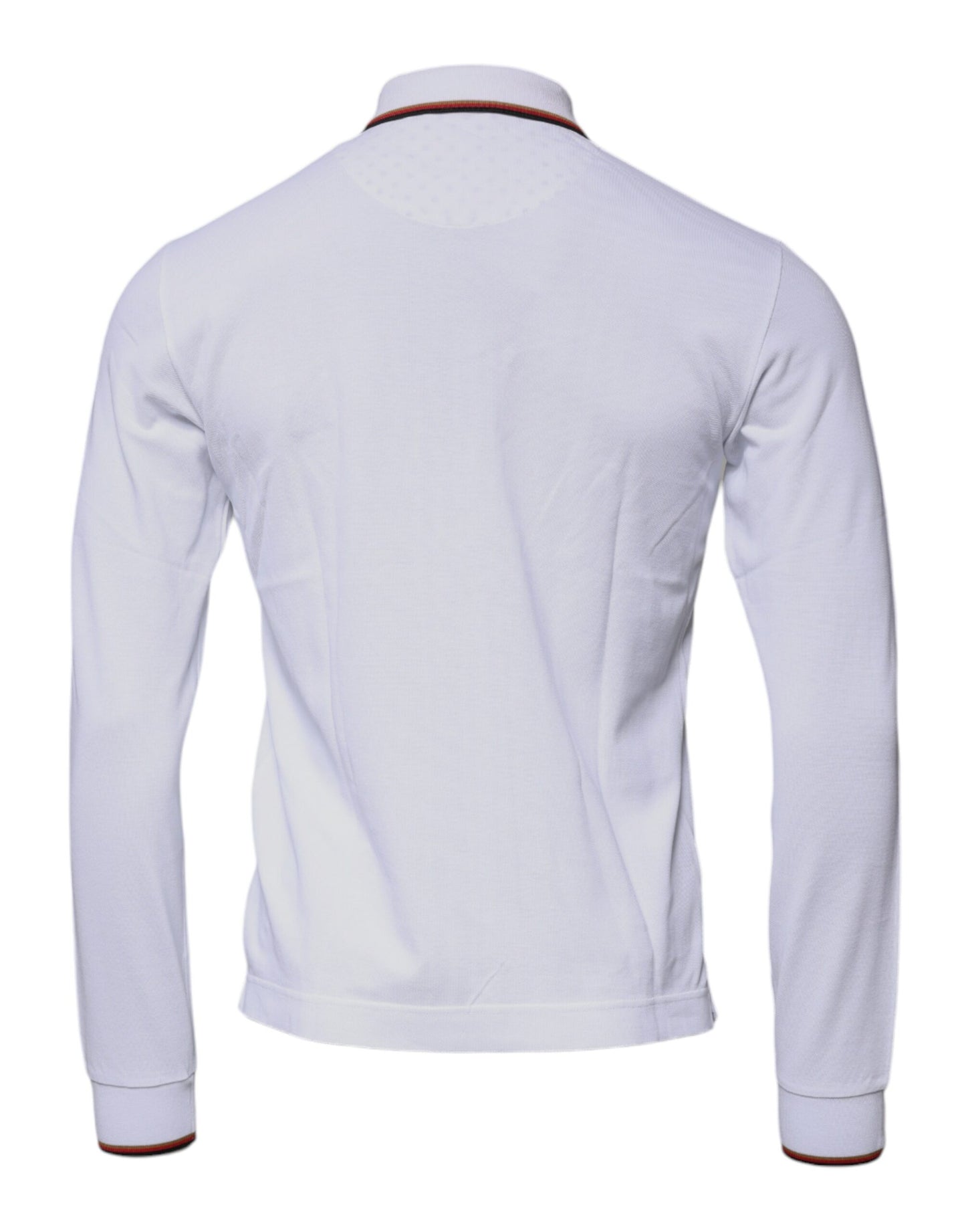 Dolce &amp; Gabbana White Crown Herren Sweatshirt mit durchgehendem Reißverschluss