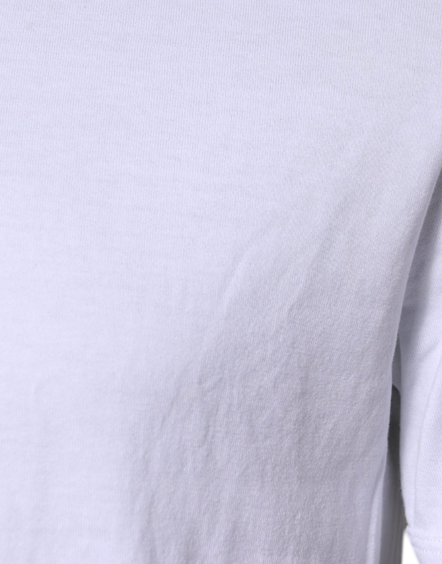 Dolce &amp; Gabbana – Weißes Baumwoll-T-Shirt mit Rundhalsausschnitt und kurzen Ärmeln