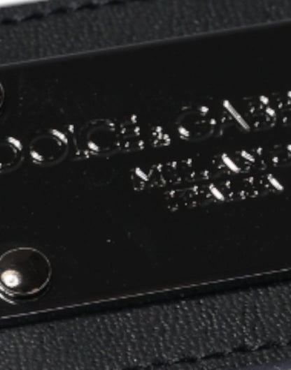 Dolce &amp; Gabbana – Weißes Poloshirt aus Baumwolle mit Logo-Schild und Kragen