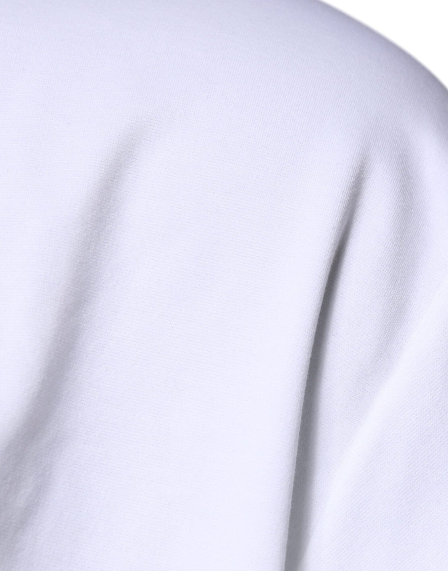 Dolce &amp; Gabbana – Weißes T-Shirt aus Baumwolle mit Rundhalsausschnitt und DG-Logo