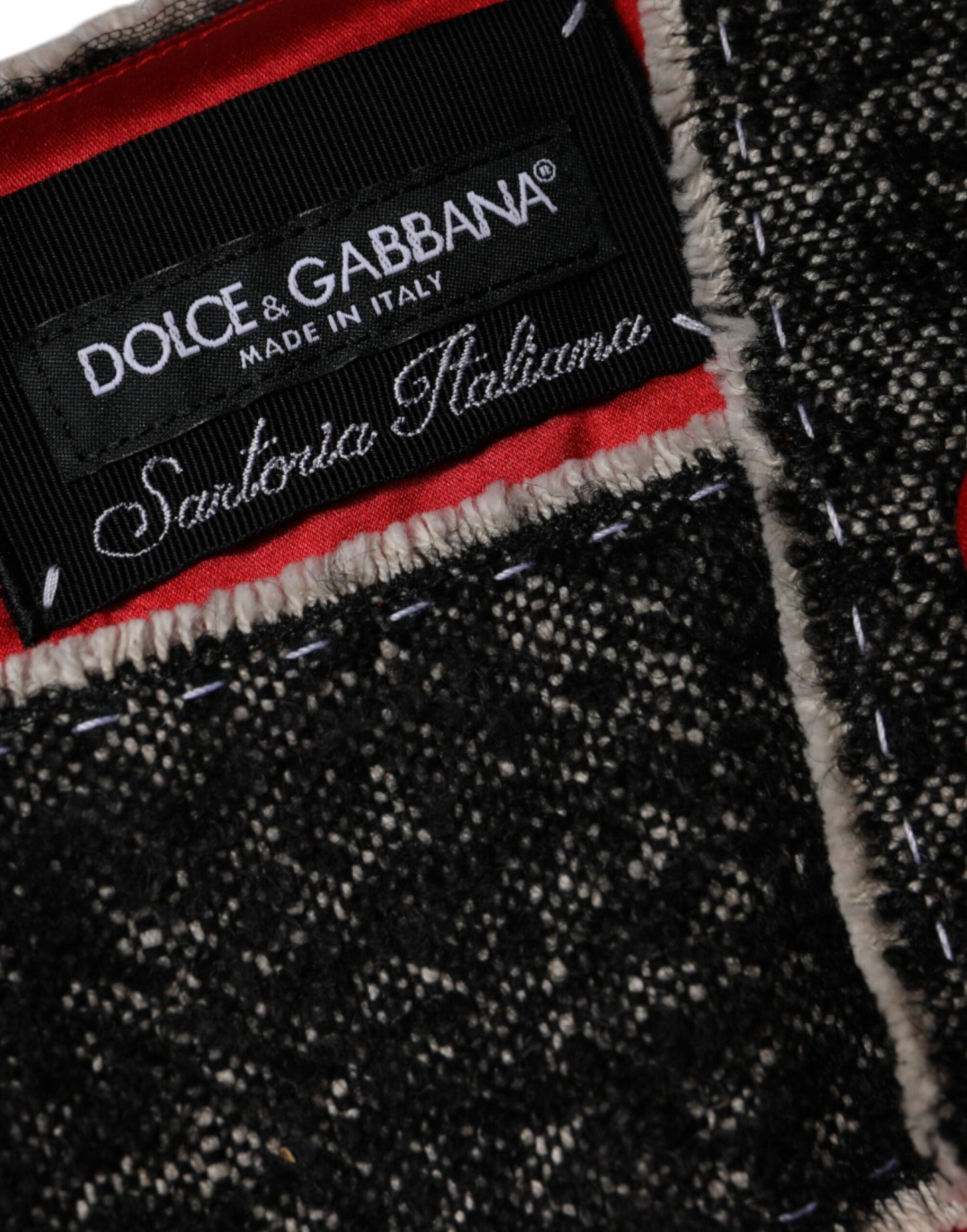 Dolce &amp; Gabbana – Rotes, ärmelloses Minikleid aus Wolle in A-Linie