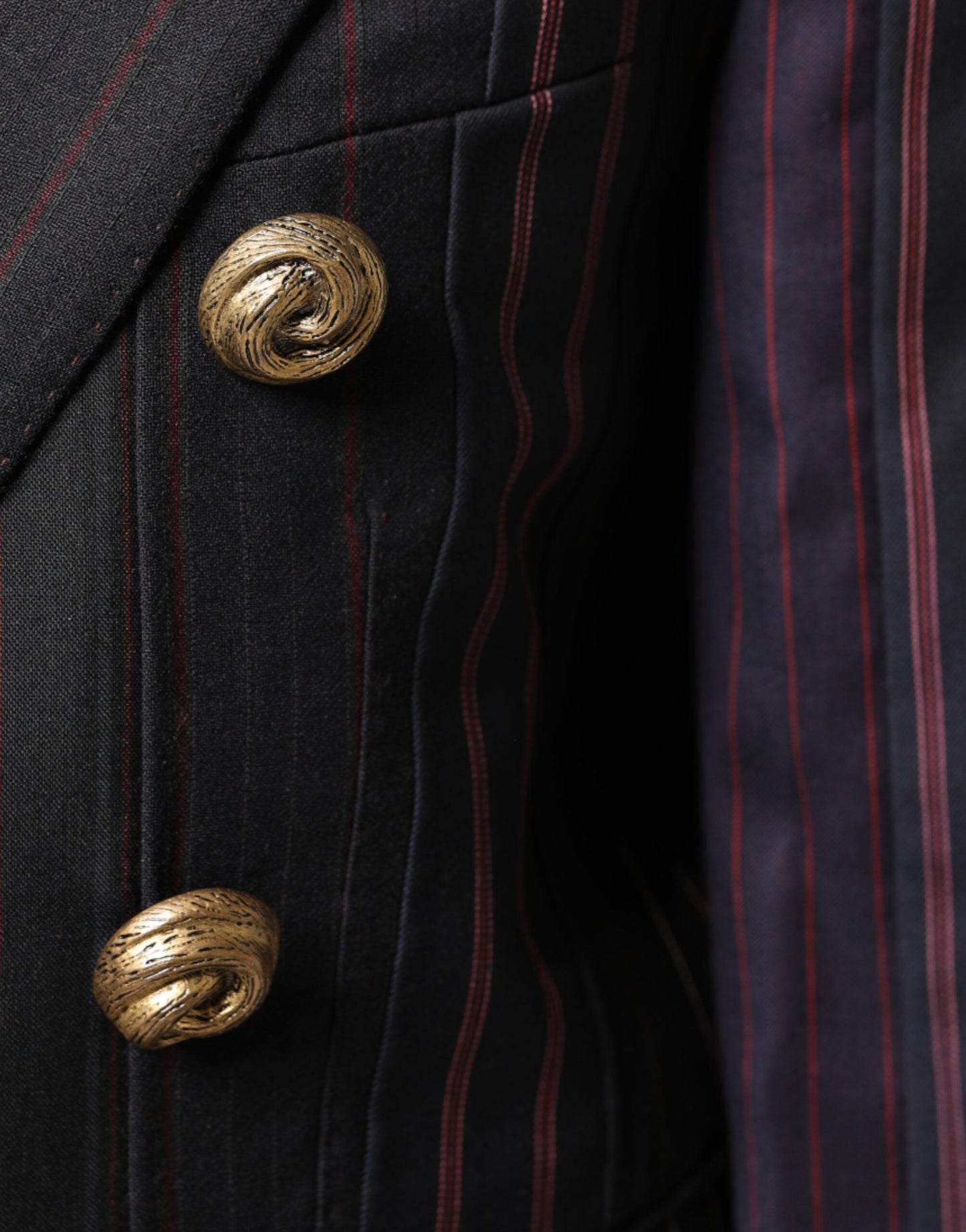 Dolce &amp; Gabbana – Kurzer Blazer aus Wolle mit mehrfarbigen Streifen