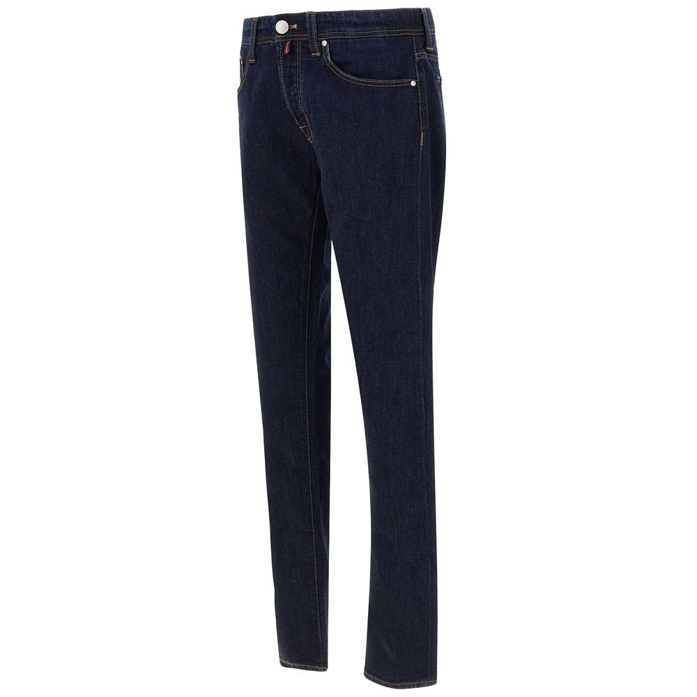 Tramarossa Blaue Herrenjeans aus Baumwolle