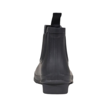 Hunter Black Knöchelhohe Stiefel aus recyceltem Polyester