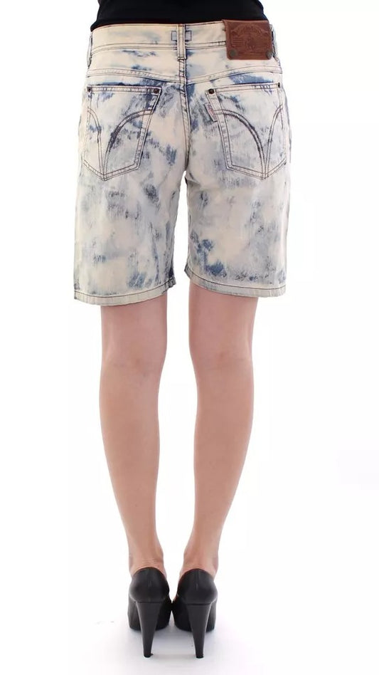 Dolce &amp; Gabbana – Blaue Jeansshorts aus gewaschener Baumwolle von D&amp;G