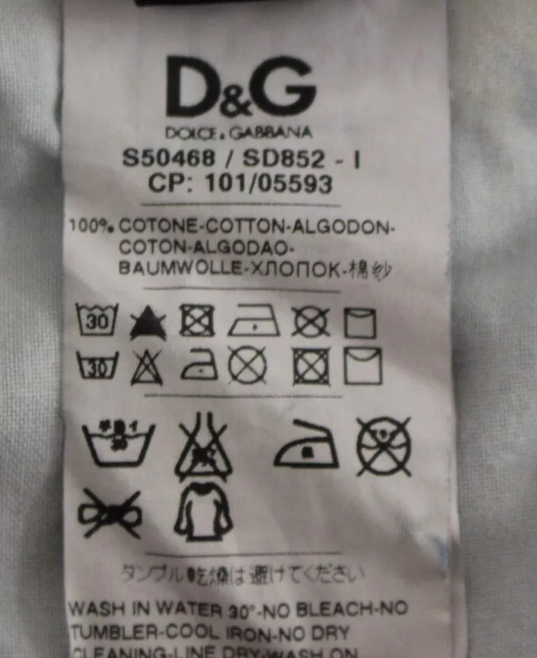 Dolce &amp; Gabbana – Blaue Jeansshorts aus gewaschener Baumwolle von D&amp;G