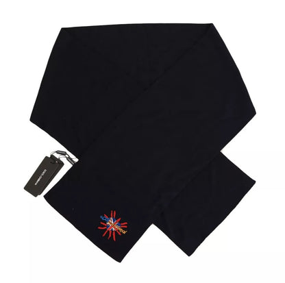 Dolce &amp; Gabbana Blauer Wollschal #DGLovesLondon