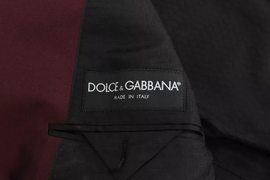 Dolce &amp; Gabbana – Dreiteiliger, schmal geschnittener Westenanzug mit mehrfarbigen Streifen