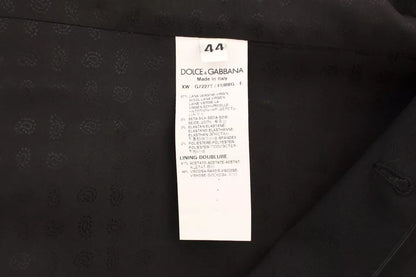 Dolce &amp; Gabbana Schwarzes Woll-Seidenkleid, Weste, Jacke, Weste