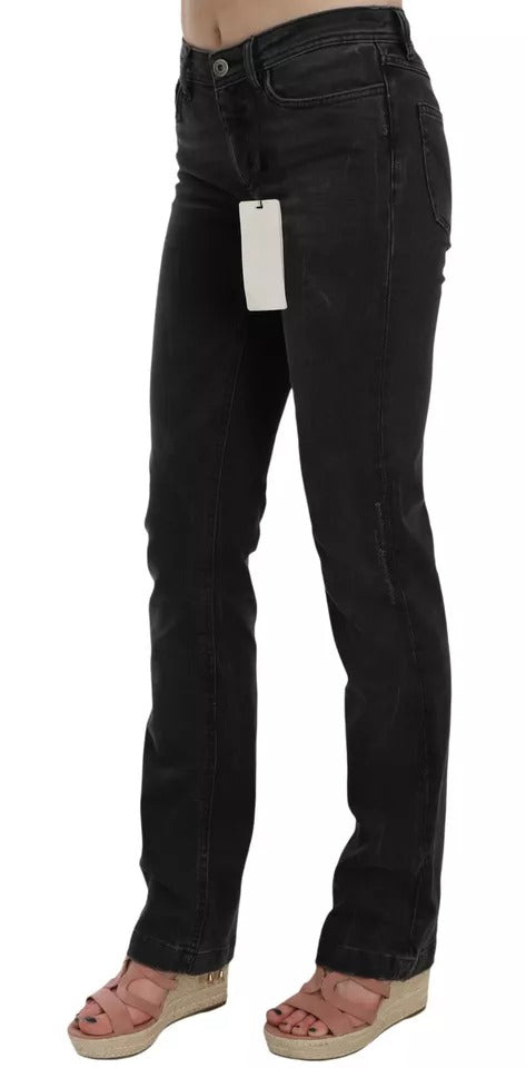 Dolce &amp; Gabbana Schwarze Slim Fit Baumwolljeans D&amp;G Hose