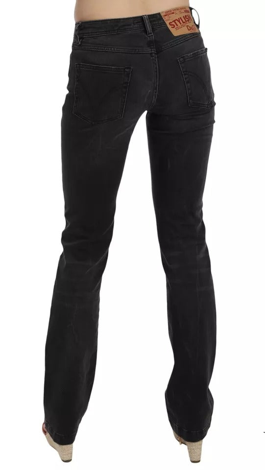 Dolce &amp; Gabbana Schwarze Slim Fit Baumwolljeans D&amp;G Hose
