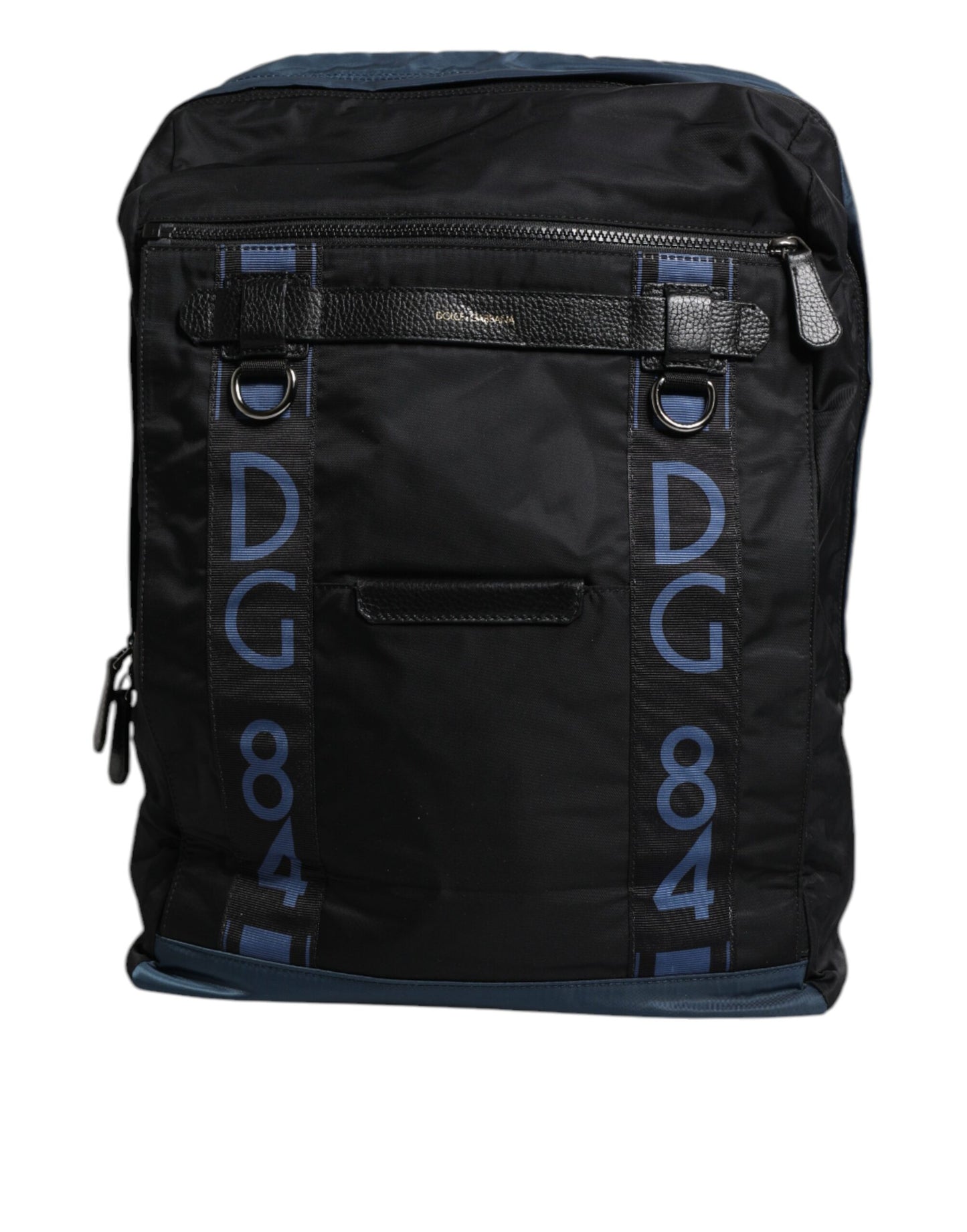 Dolce &amp; Gabbana – Schulrucksack aus Nylon mit DG-Logo, Schwarz
