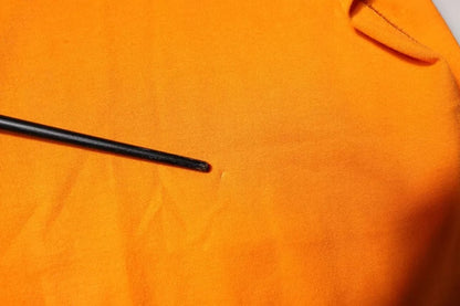 Dolce &amp; Gabbana – Orangefarbenes Baumwoll-T-Shirt mit Rundhalsausschnitt und Logo