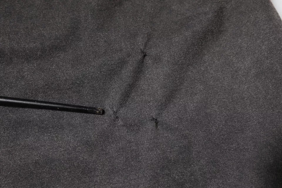 Dolce &amp; Gabbana Graues Baumwoll-T-Shirt mit Rundhalsausschnitt und Leopardenmuster